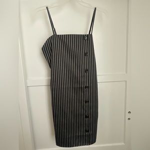 Body con black mini dress